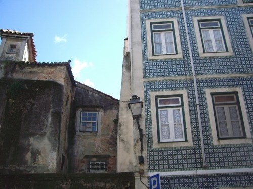 Lisbon8 Old building, new building; typical juxtaposition of styles