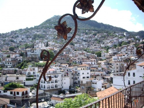 Taxco1 View Posada de la Mision, Taxco, Mexico