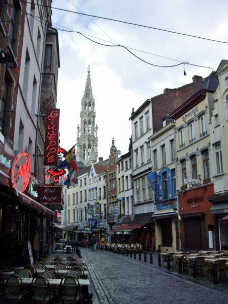 En Route to Grand Place. Brussels, Belgium