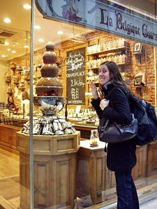 My First Belgian Chocolate Shop. Let me in!
